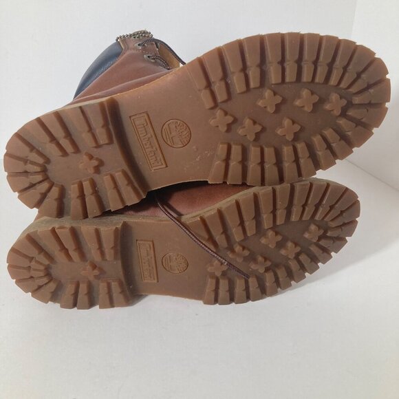 Womens Timberland 6" Earth Keepers Leather Boot Brown 8 Antifatigue - Picture 6 of 8